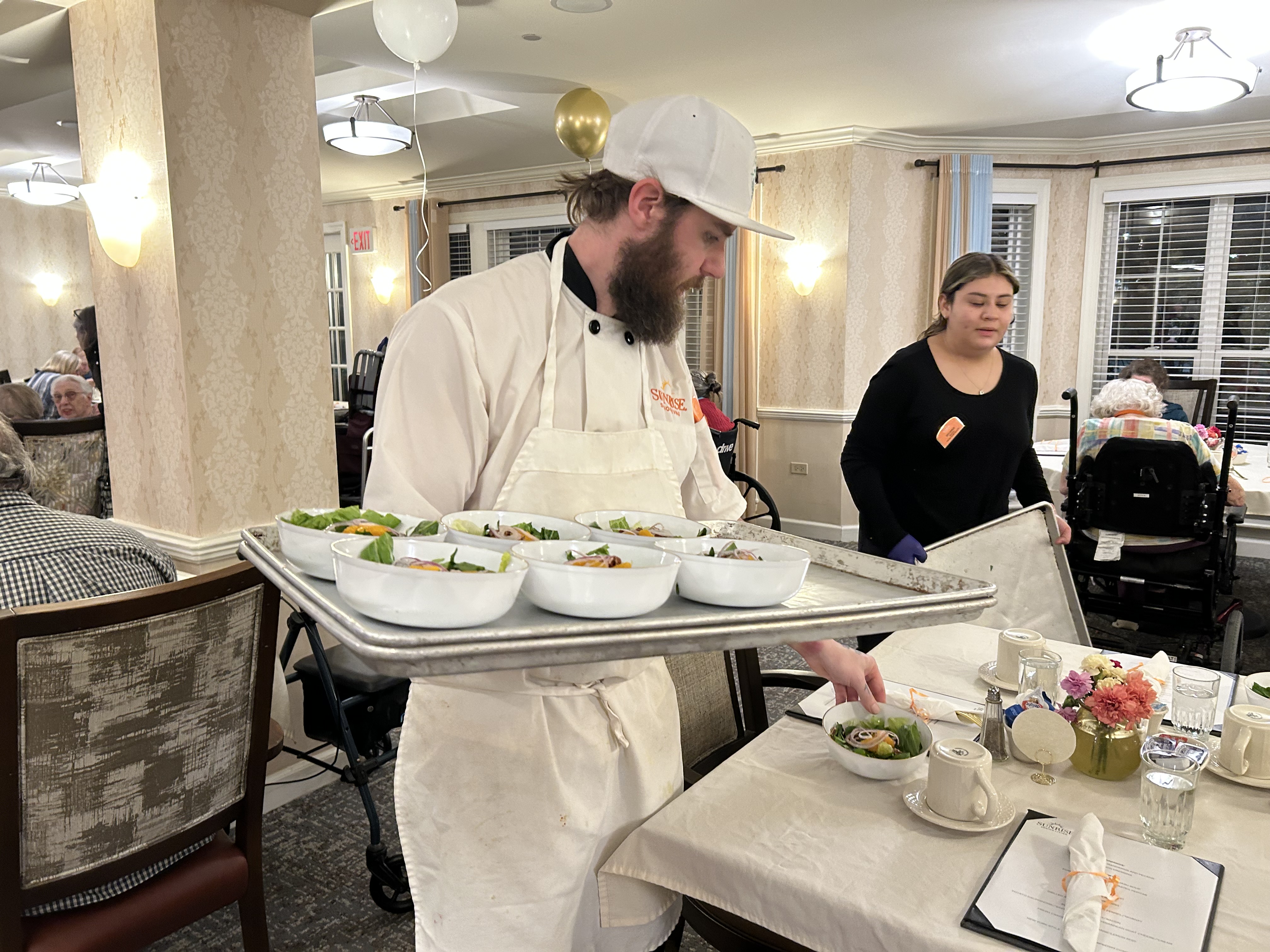 Community hosted brunch event for a team member that shares a passion for culinary arts! 