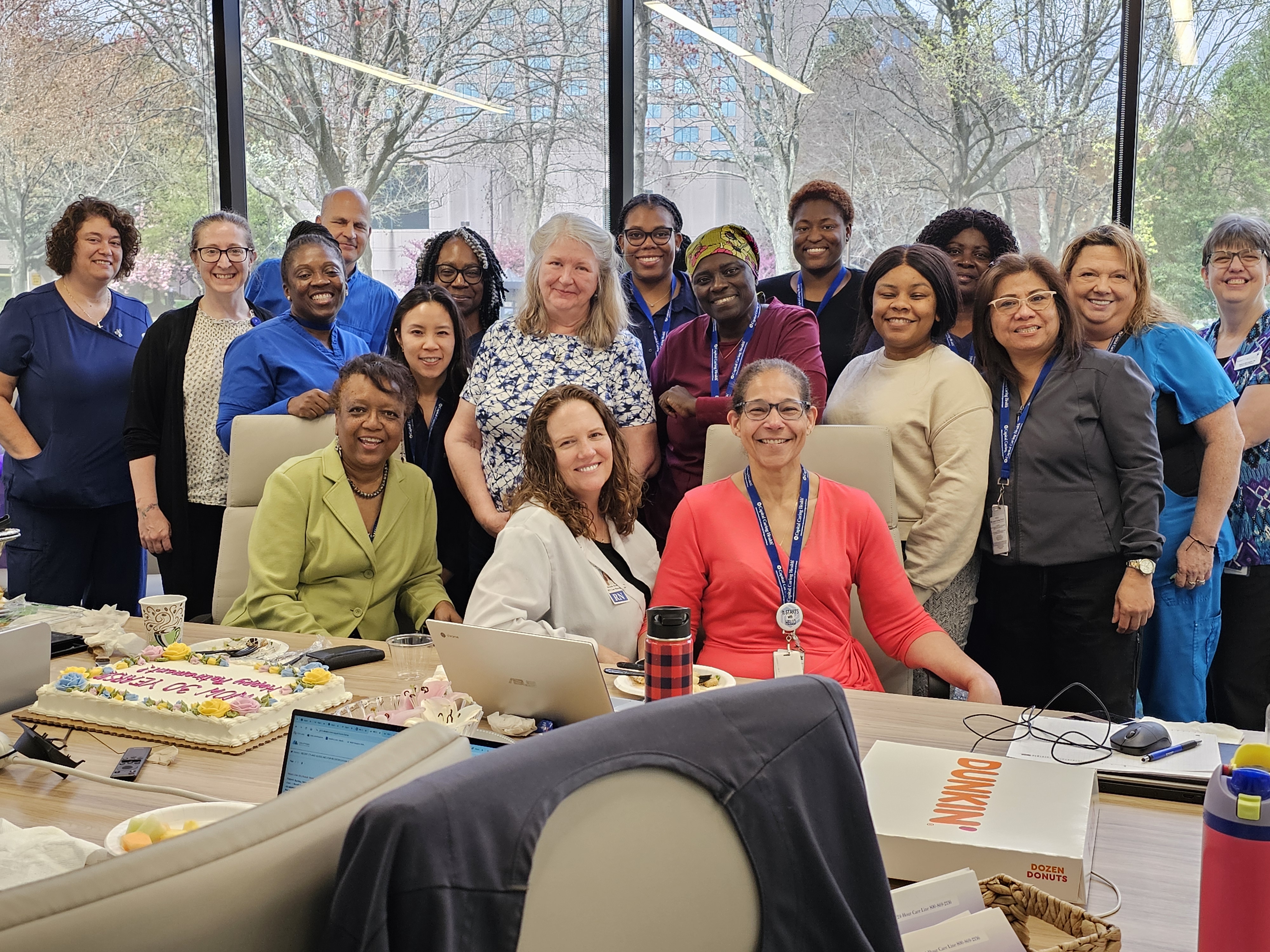 Capital Caring Health celebrates the retirement of medical social worker after 30 years of service. 