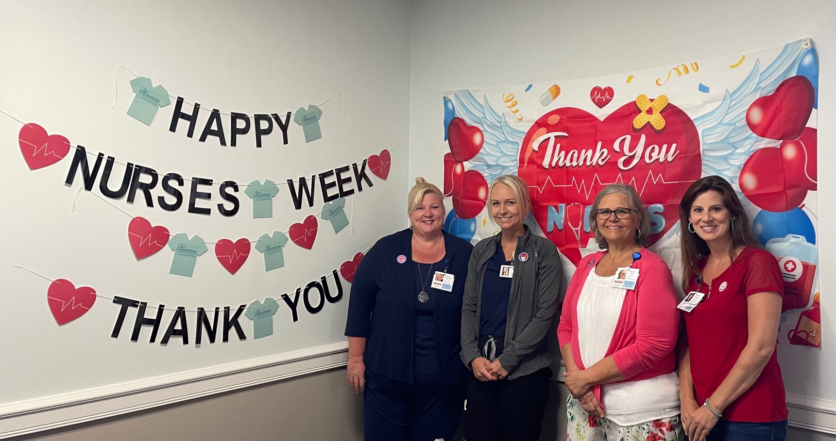 Cornerstone Hospice celebrates National Nurses Week. 