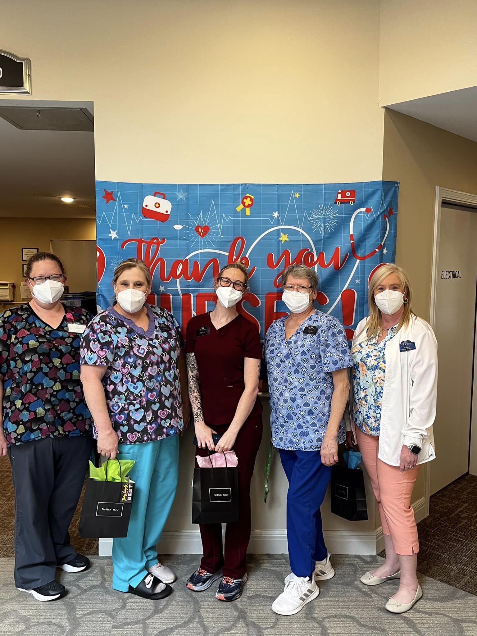 Just a handful of our great nurses, thank you for all your hard work!