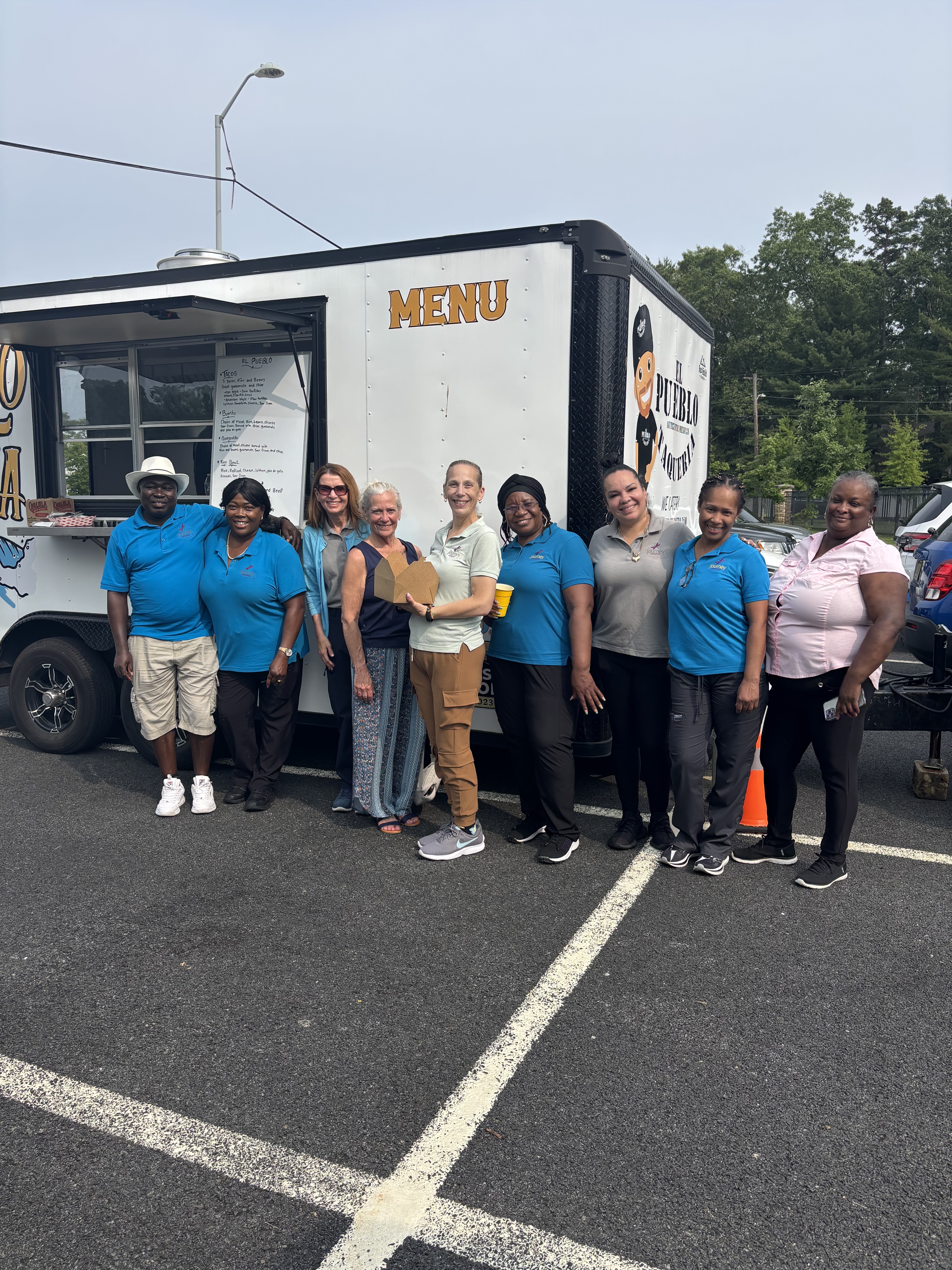 Journey Hospice picnic with food truck visit!