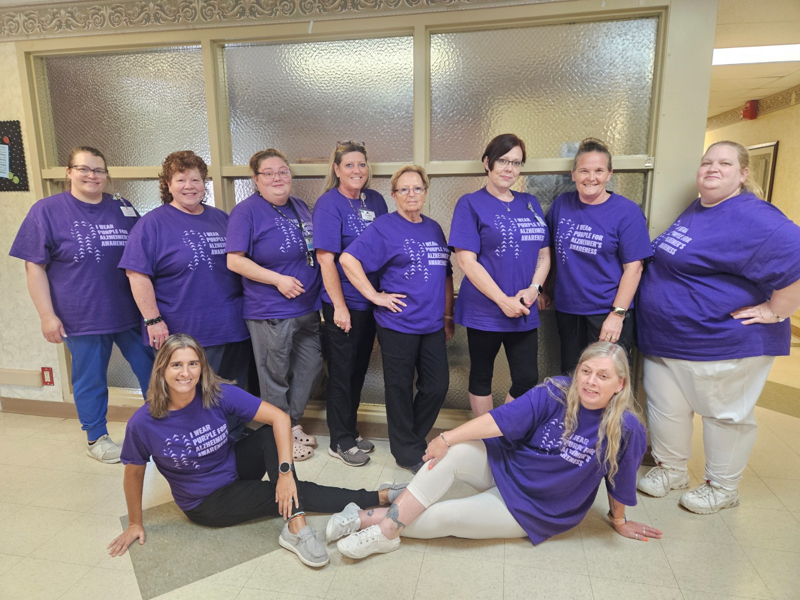 June is Alzheimer's awareness month. But here at Gillespie Health and Rehab it's every month. Show your support!!!