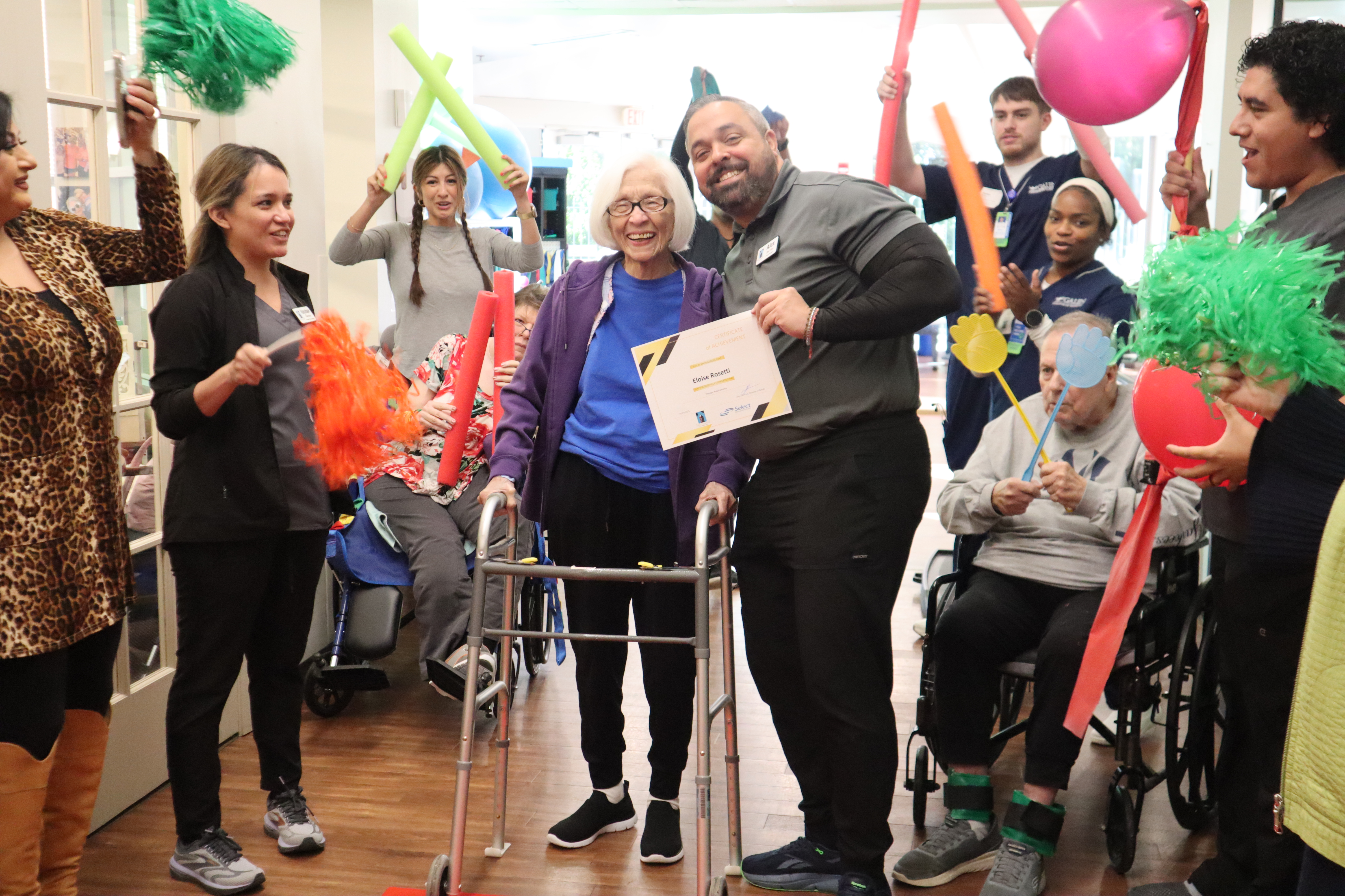 Our team loves congratulating our residents on their accomplishments too!