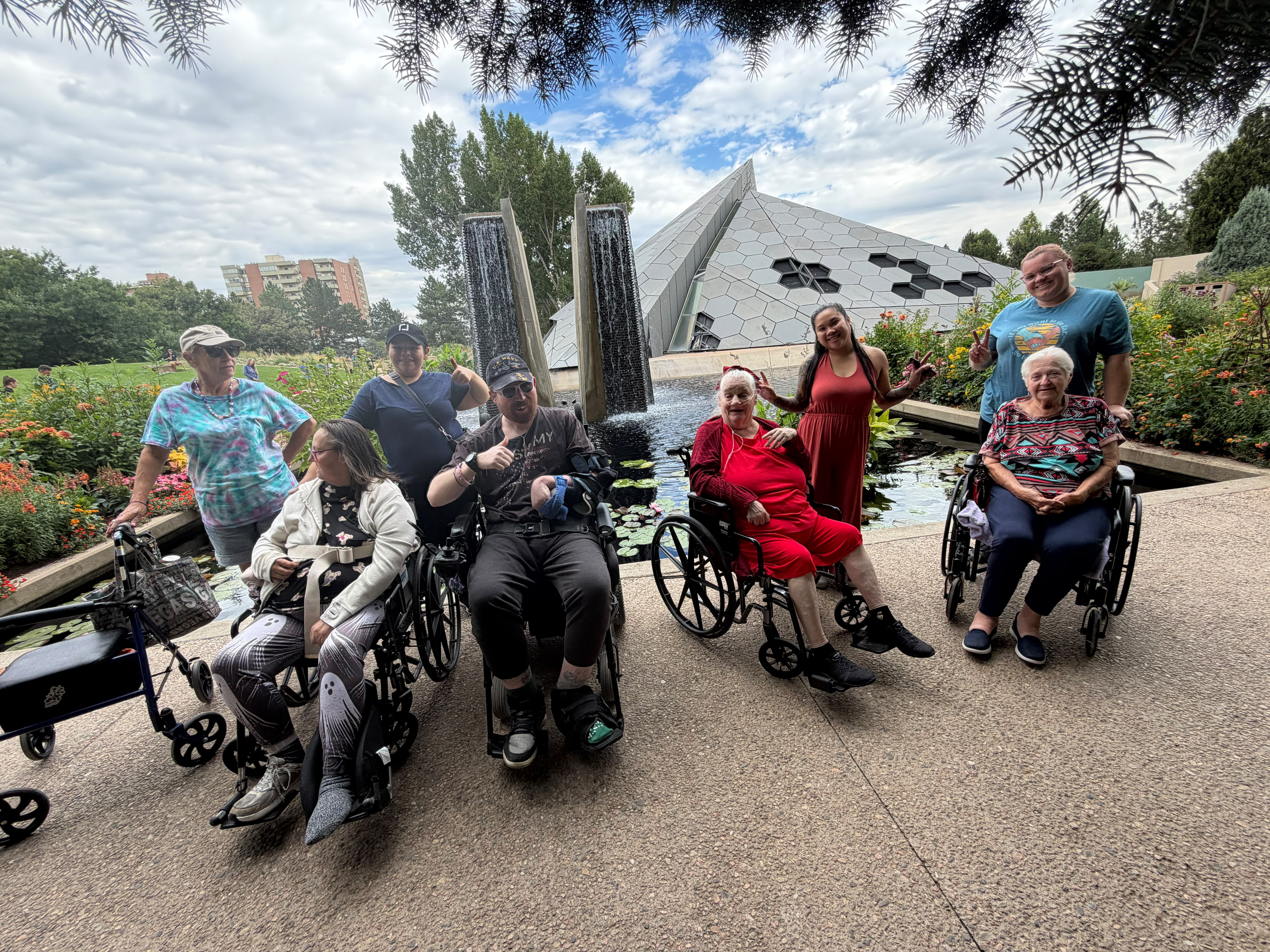 Took our residences to Botanic Gardens Denver to enjoy the flowers and the beautiful day.