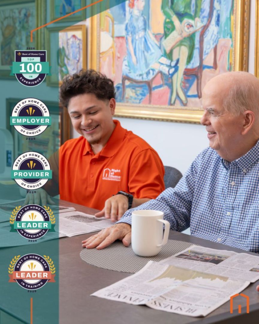 263 Right at Home offices have been nationally recognized for the 2026 Best of Home Care Awards from Activated Insights