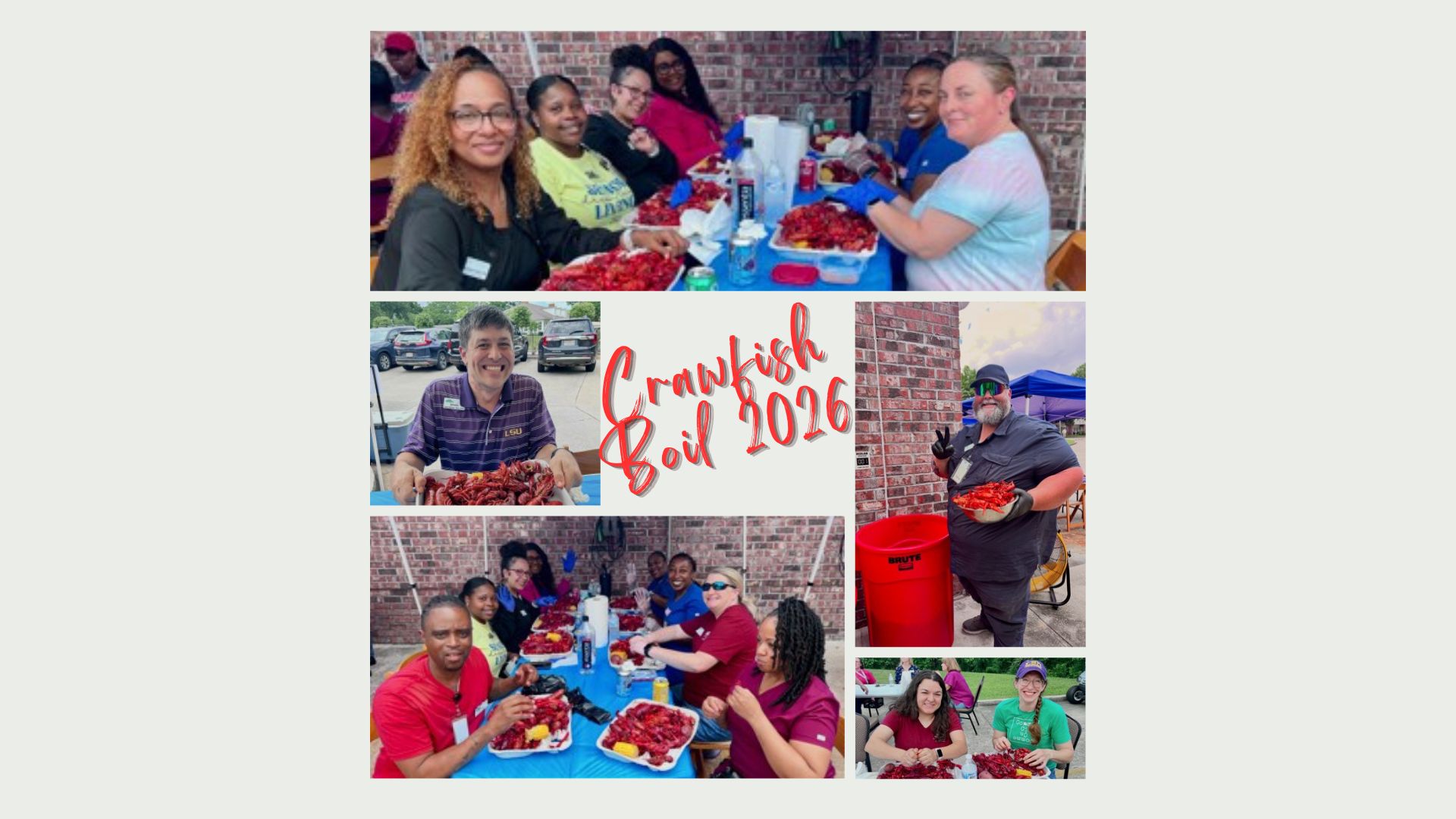 Employee Crawfish Boil 2026 hosted by our Plant Services, Support Services, & Environmental Services