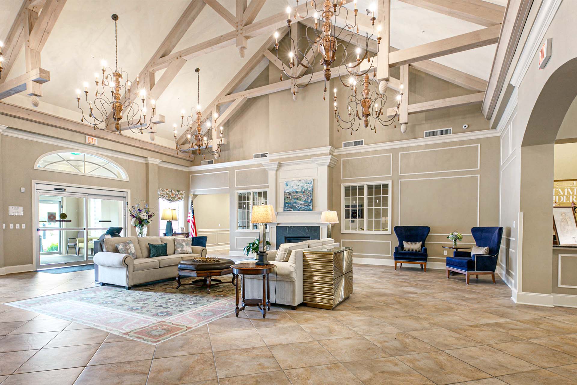 Our thoughtfully designed spaces promote comfort, warmth, and a sense of home for all who enter.  
