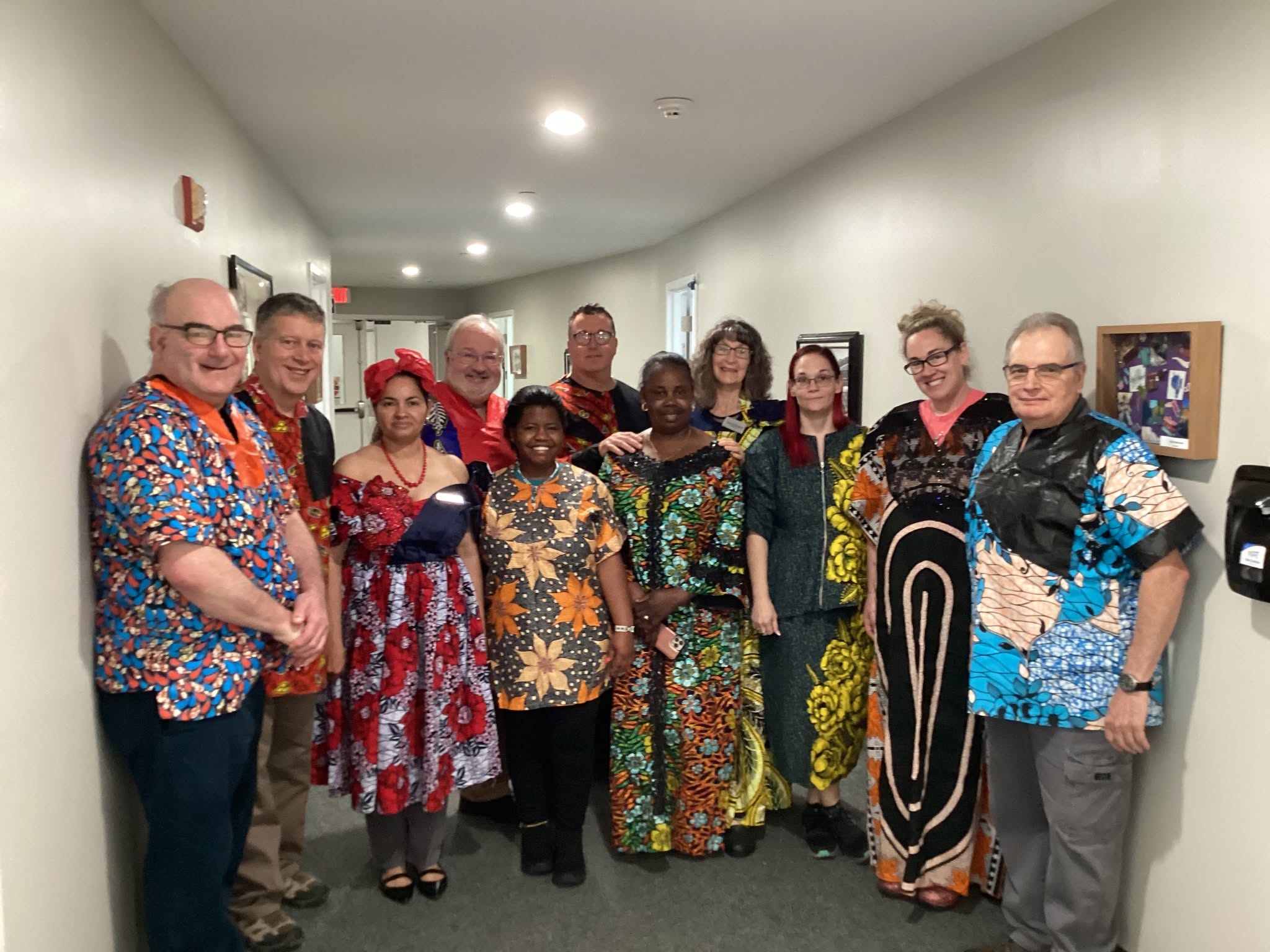 International Dress Day - featuring African colors and styles.
