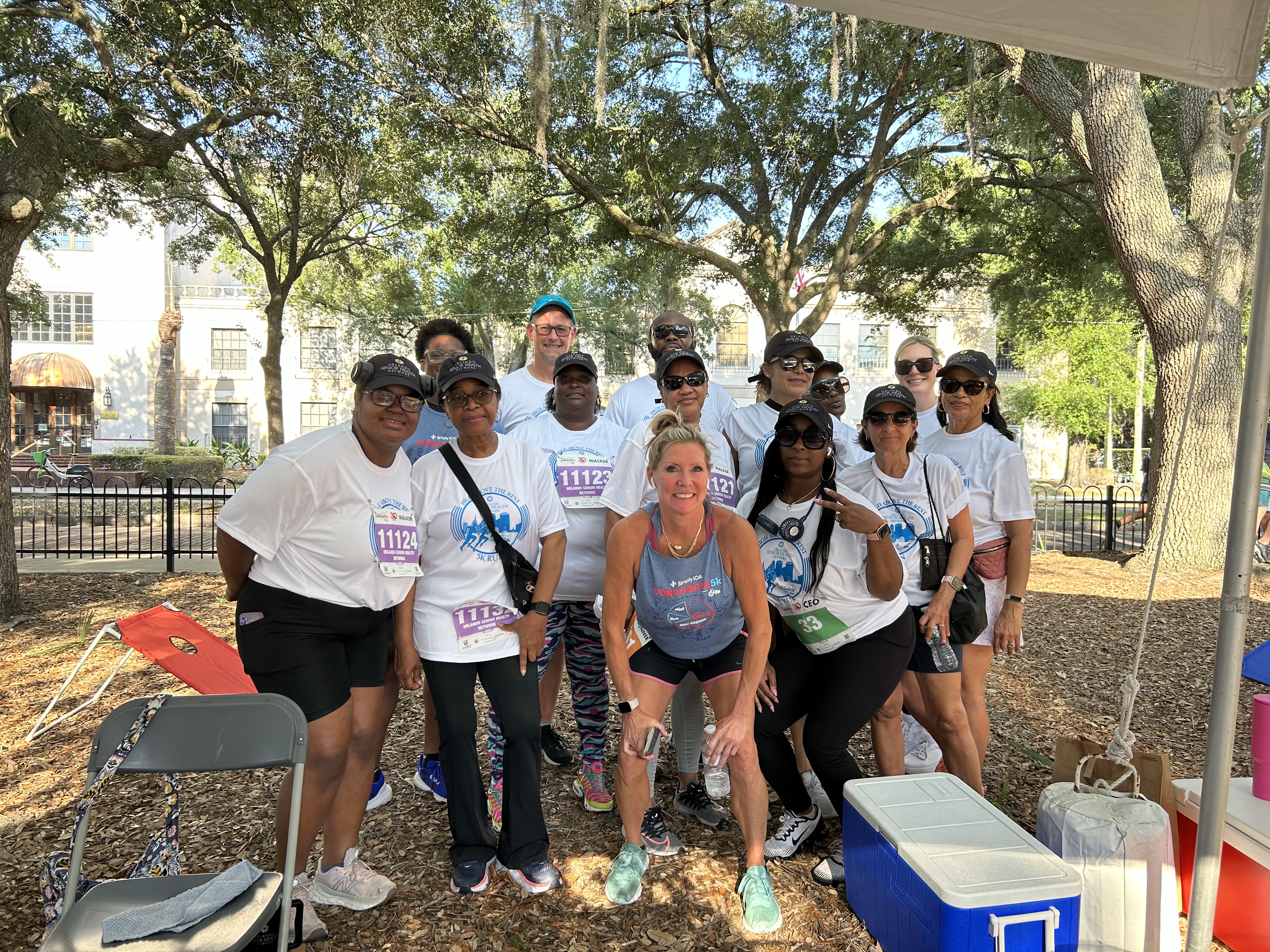 Team OSHN at the SimplyIOA Corporate 5K!