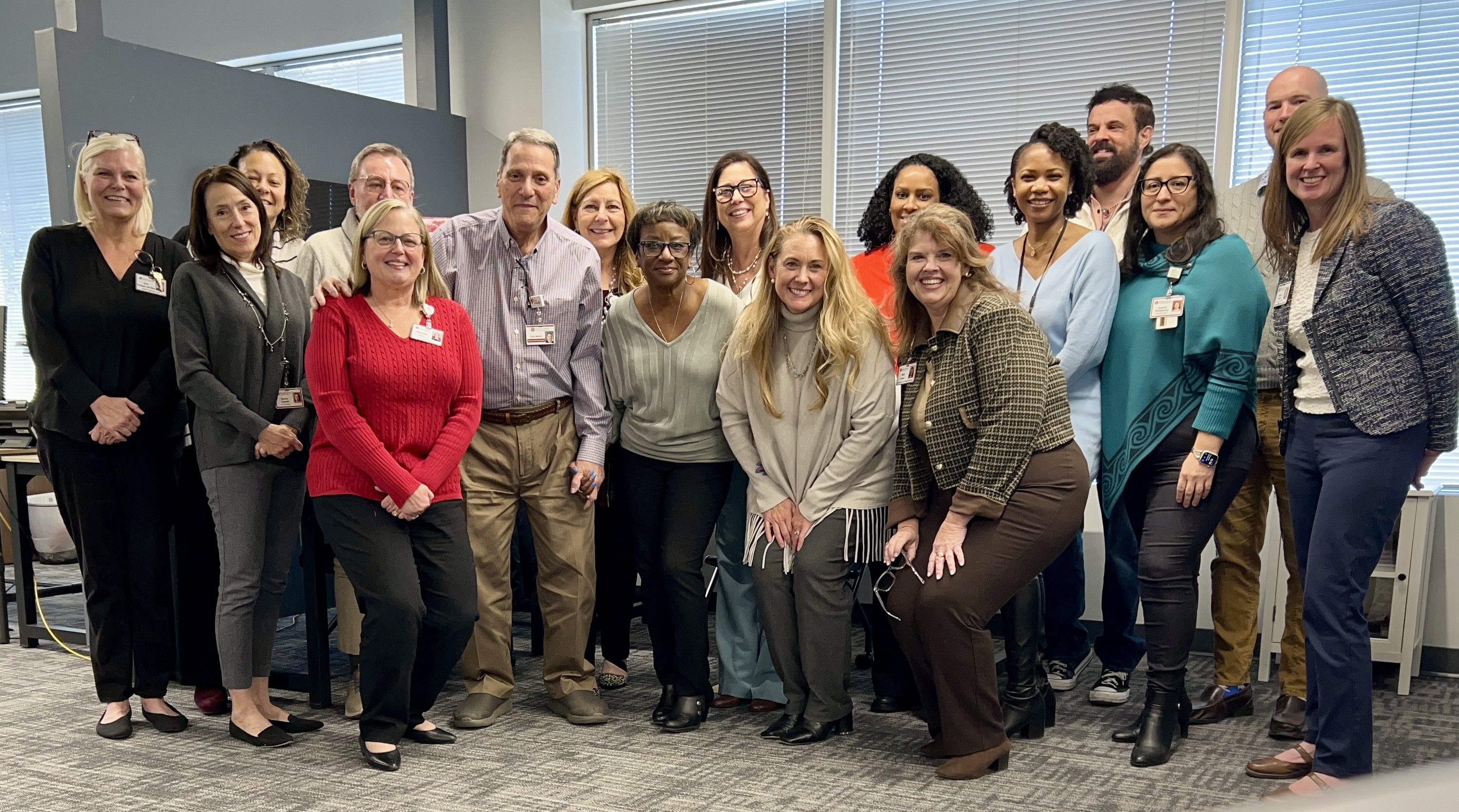 The home office team stepped up, stepped together, and celebrated the end of a wellbeing challenge with lunch! 