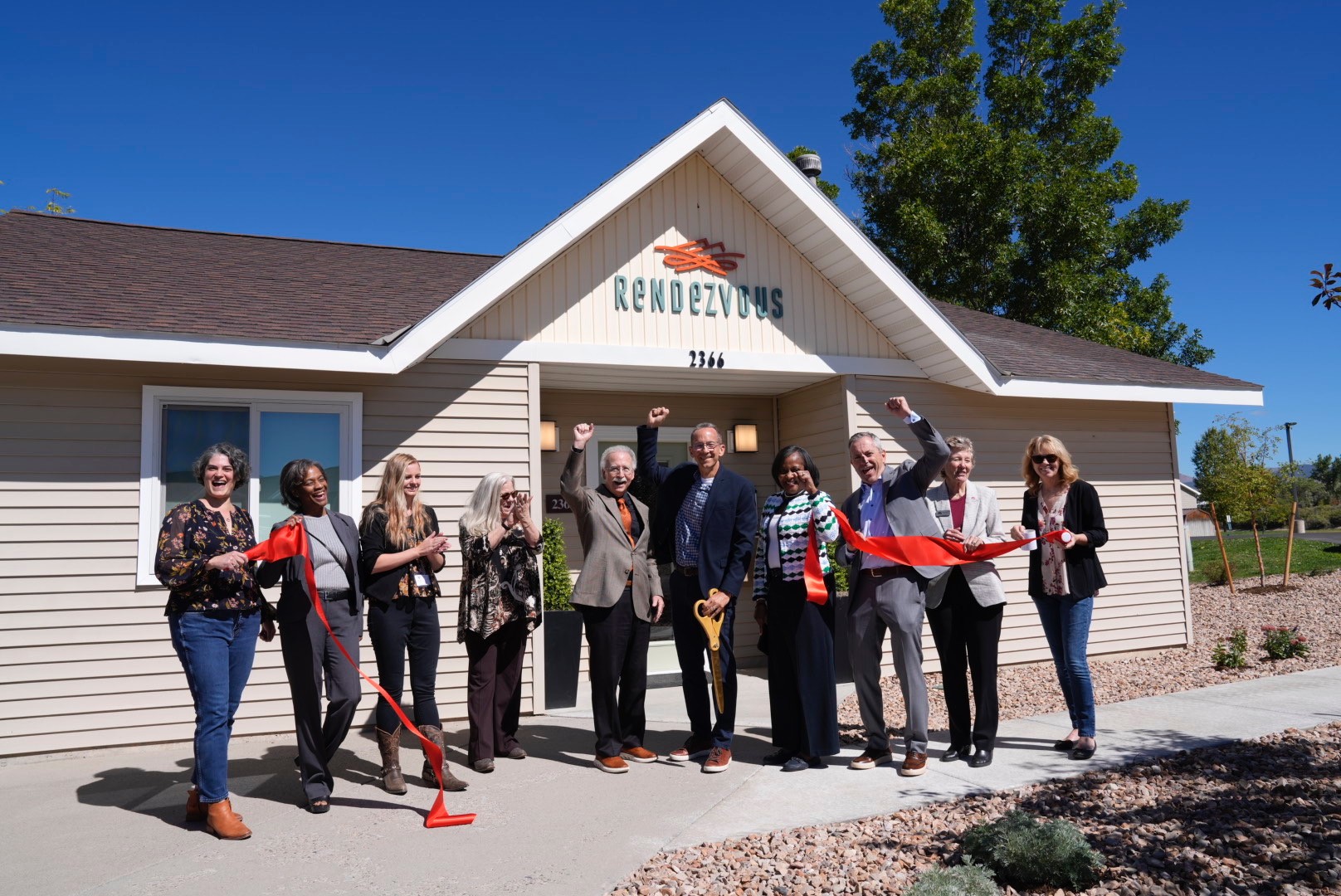 Ribbon cutting at Rendezvous in Montrose, CO