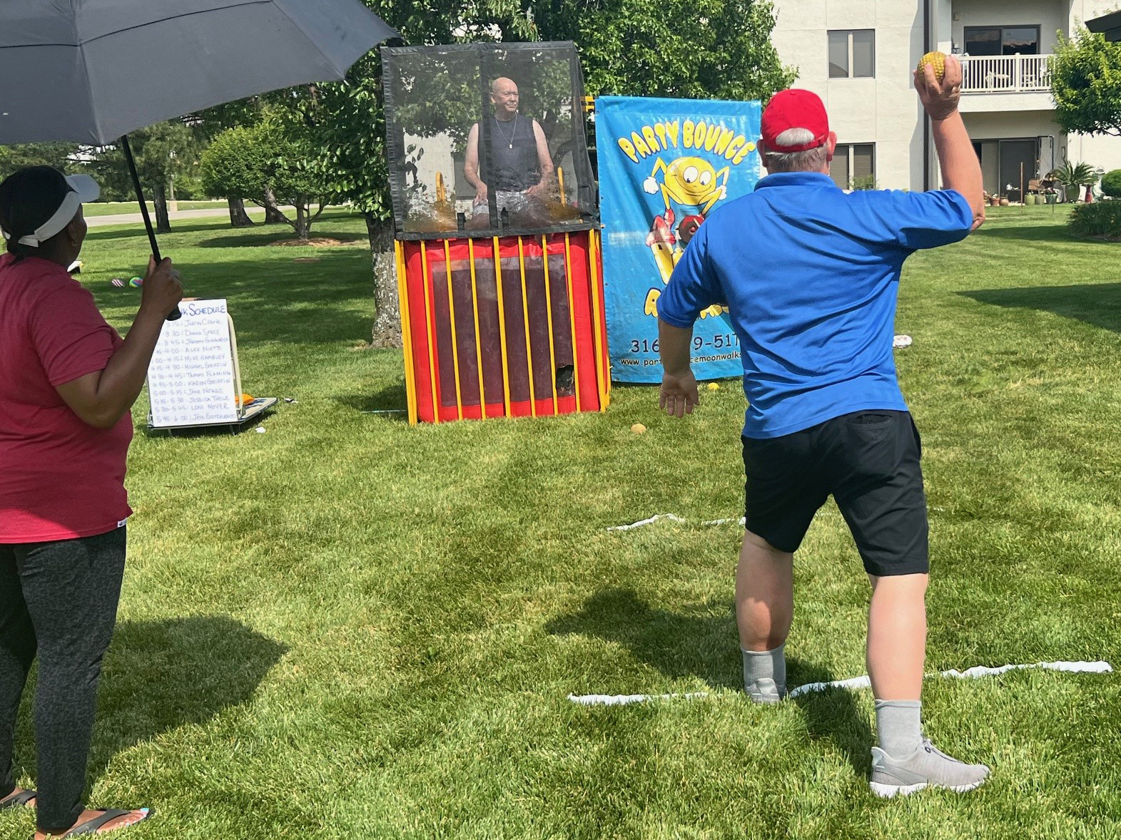 Dunk the CEO at Larkfest, Employee Appreciation Event