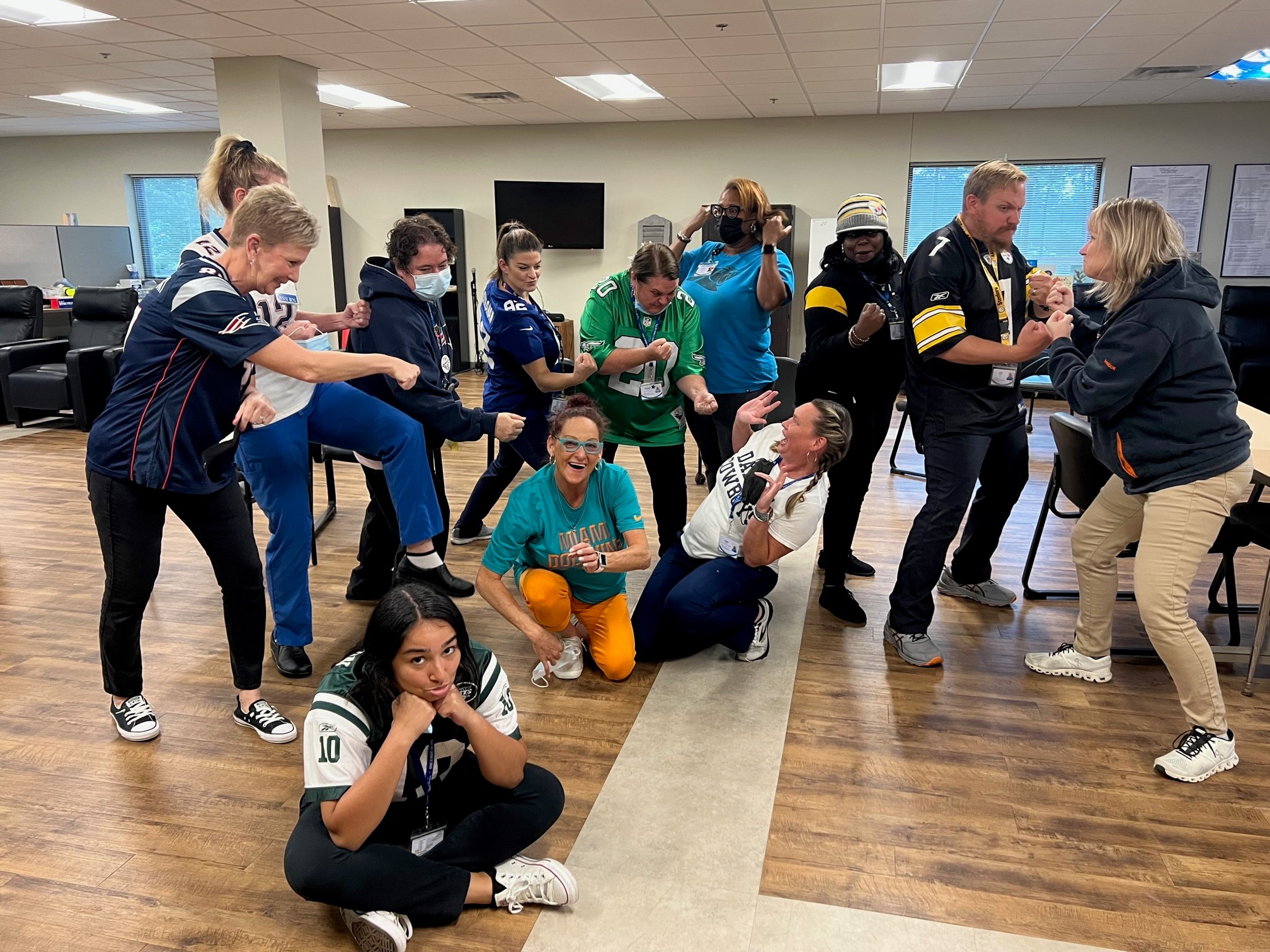 Football Day at ElderHaus  They are ALL winners in our book!