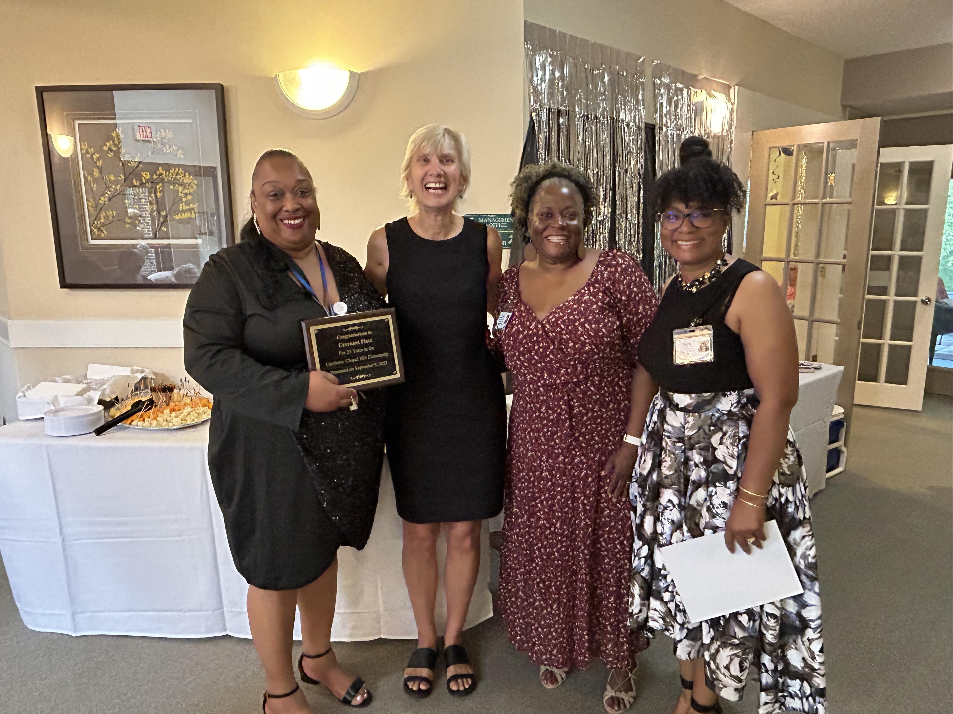 Housing Services recognizes Covenant Place for 25 years of service to seniors in the Chapel Hill Community