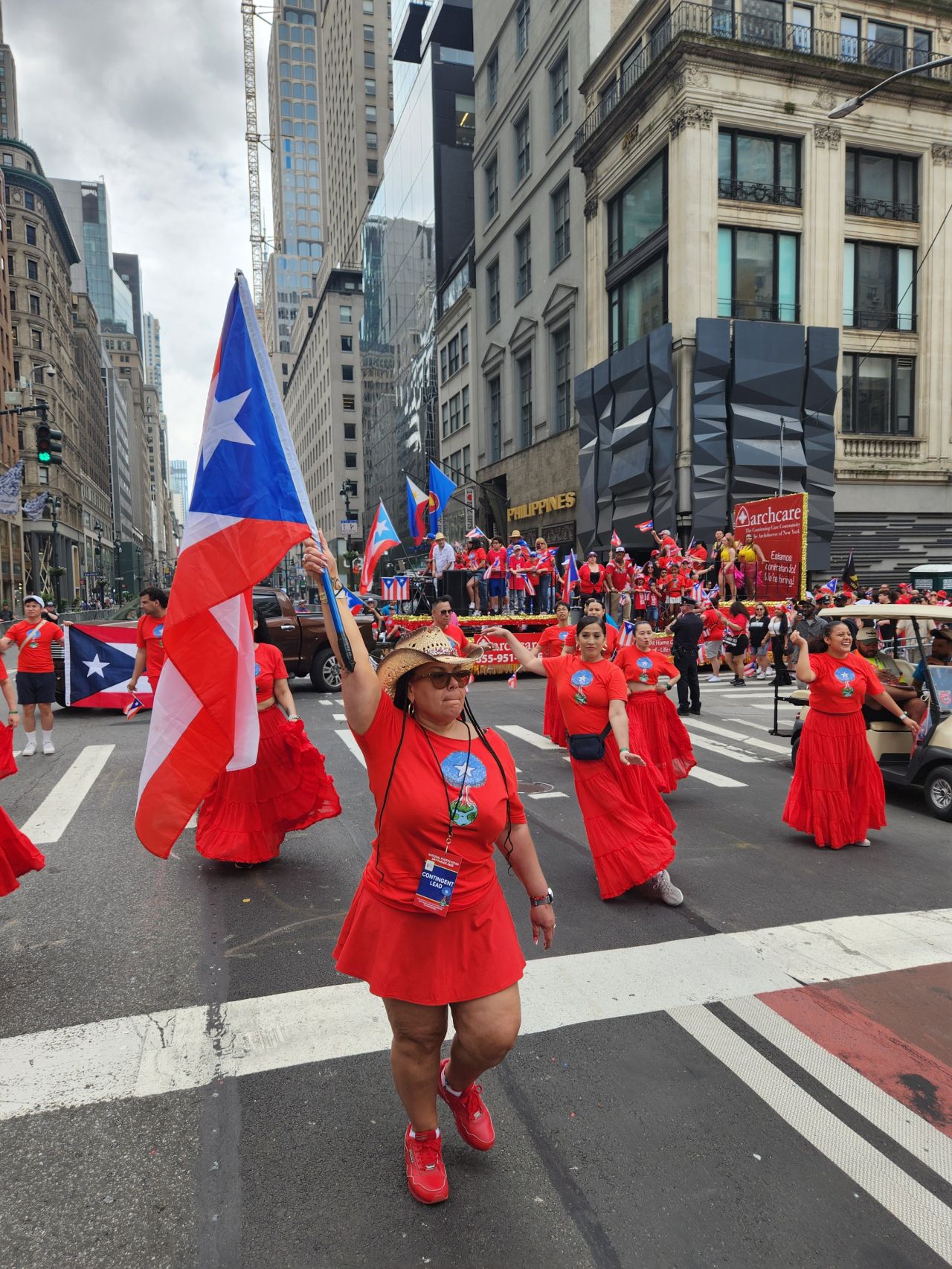 ArchCare celebrating Hispanic heritage in the annual Puerto Rican Day Parade!