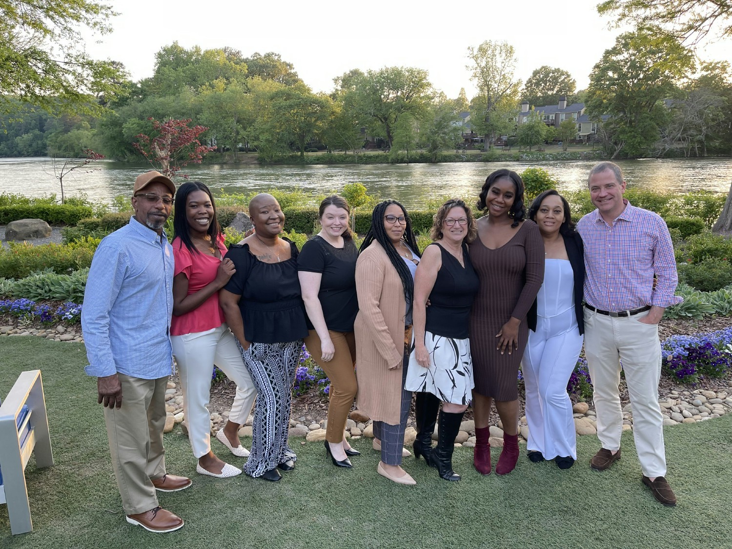 Arbor Company President Judd Harper often celebrates accomplishments with community teams.