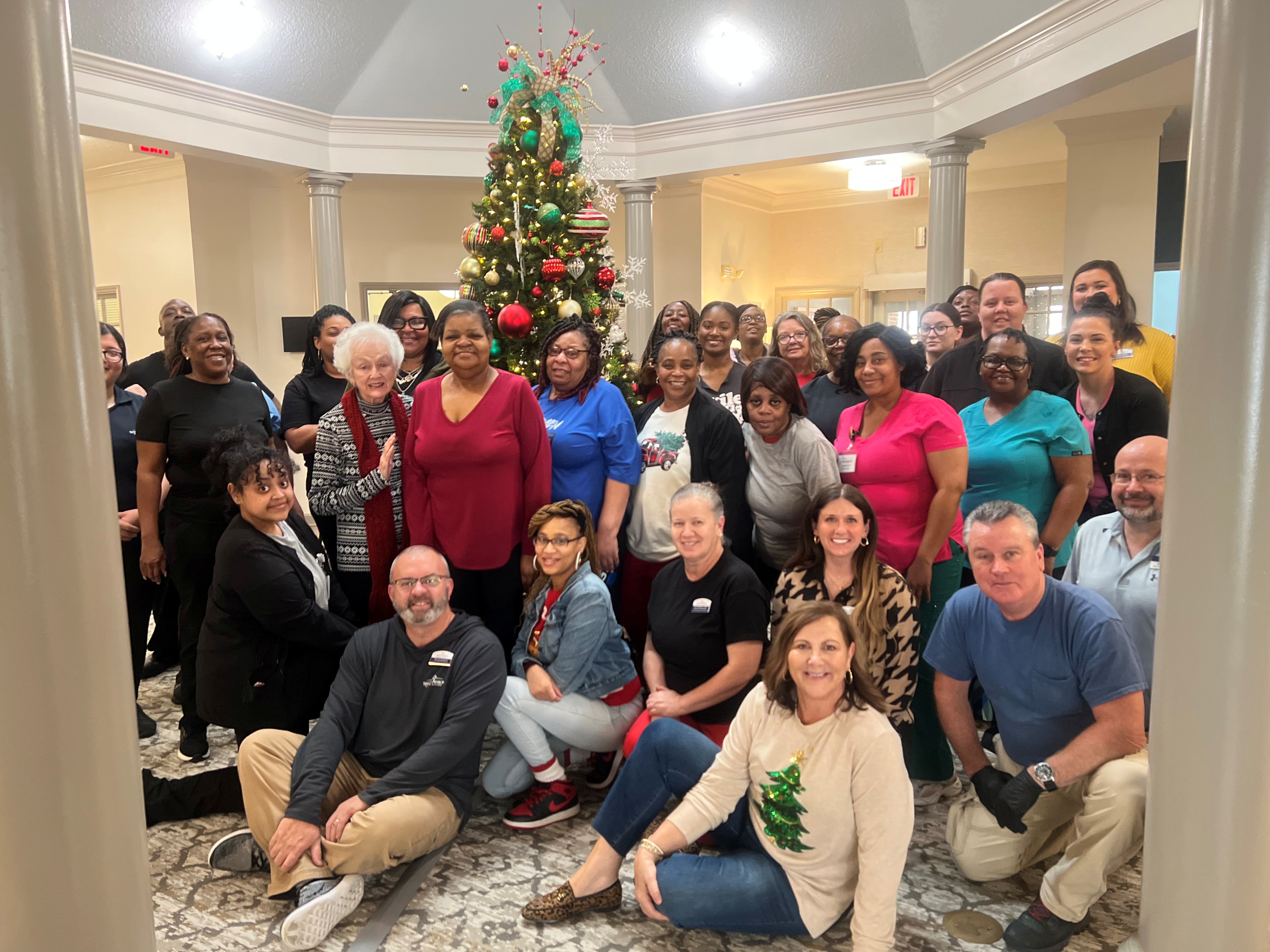 Celebrating the holidays at Wilson, NC!