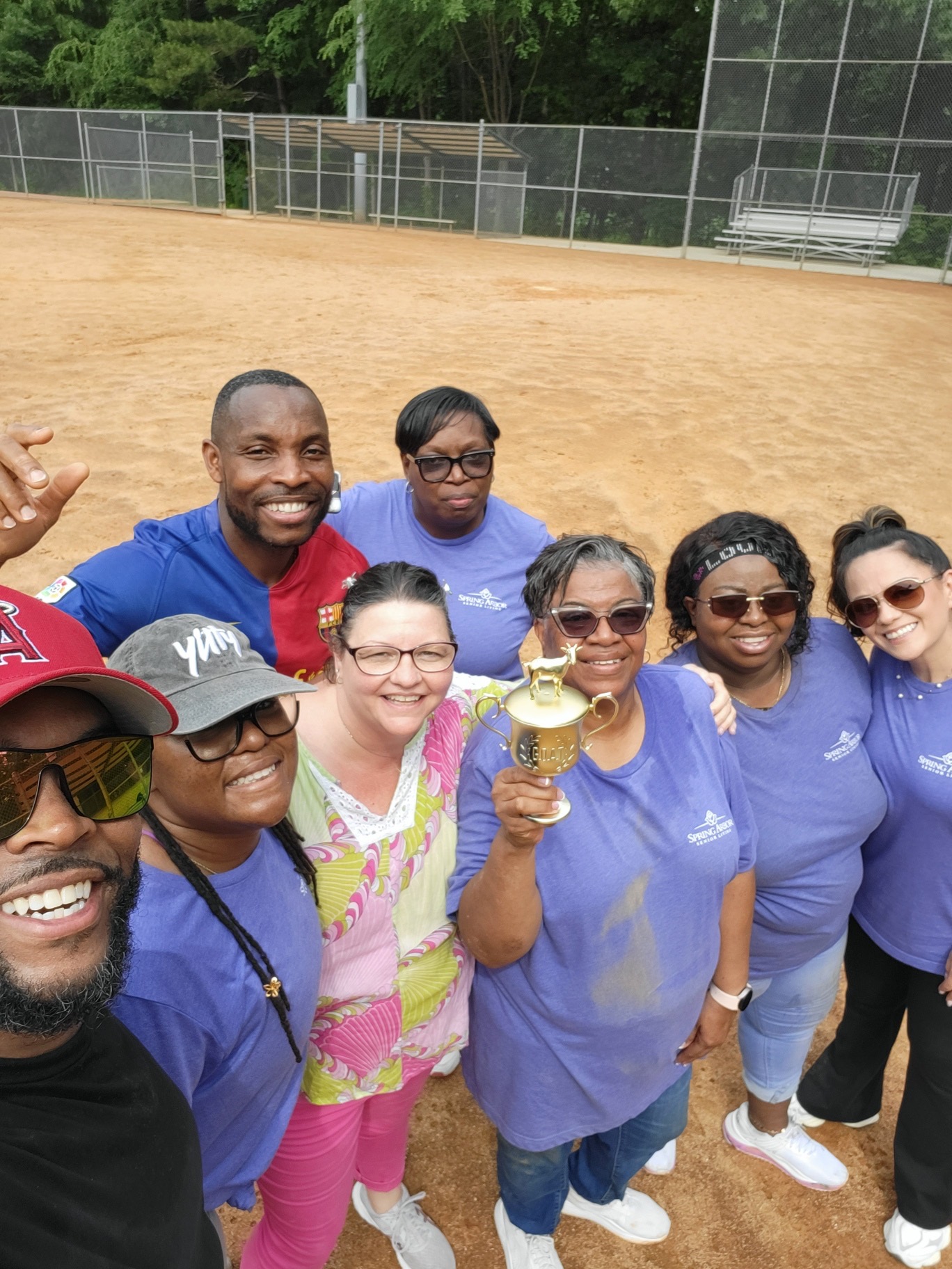 Kickball fun with our Apex, NC Team!