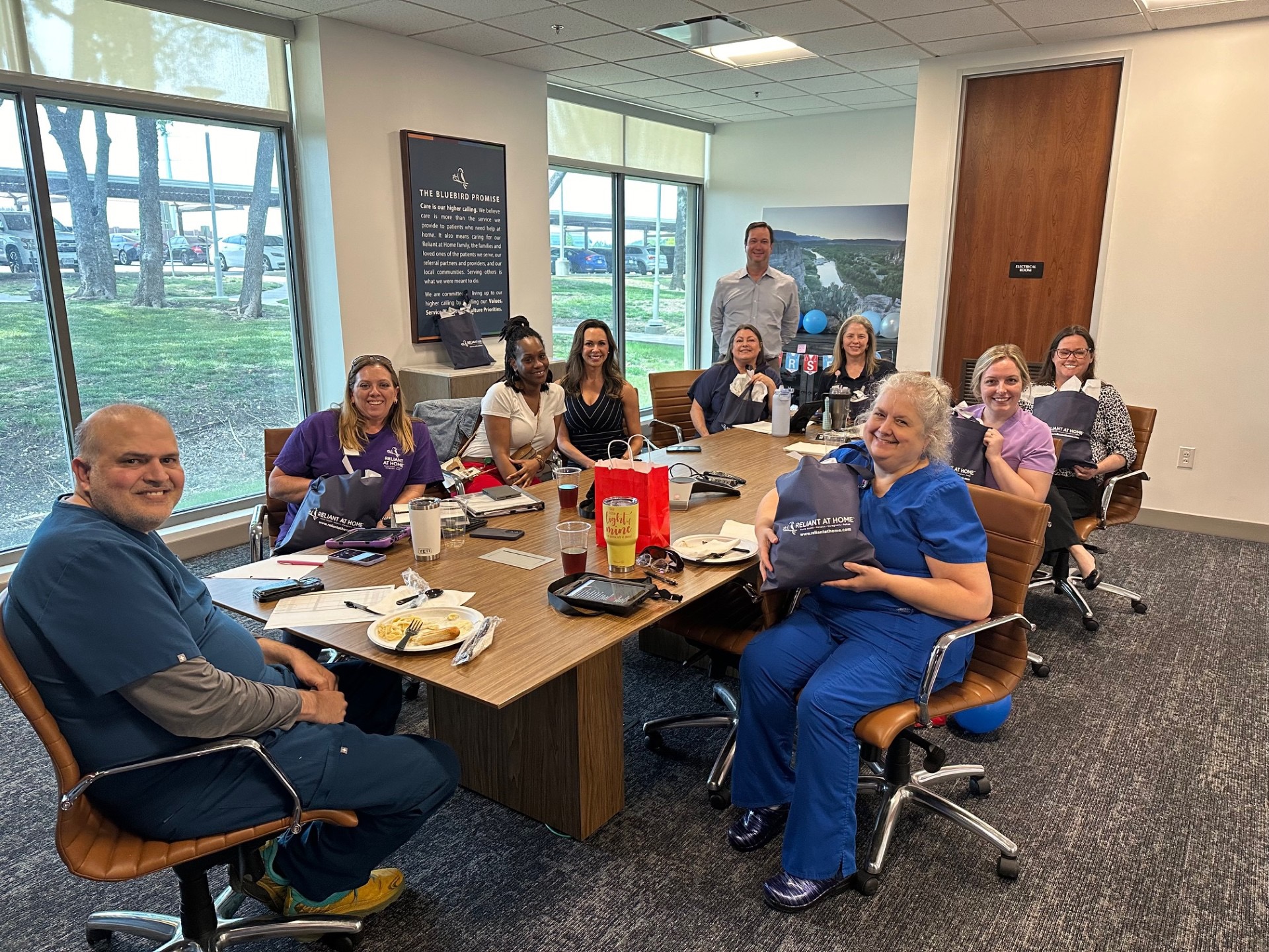 Celebrating Reliant at Home nurses during National Nurses Week.  We love our Bluebird Nation Nurses!