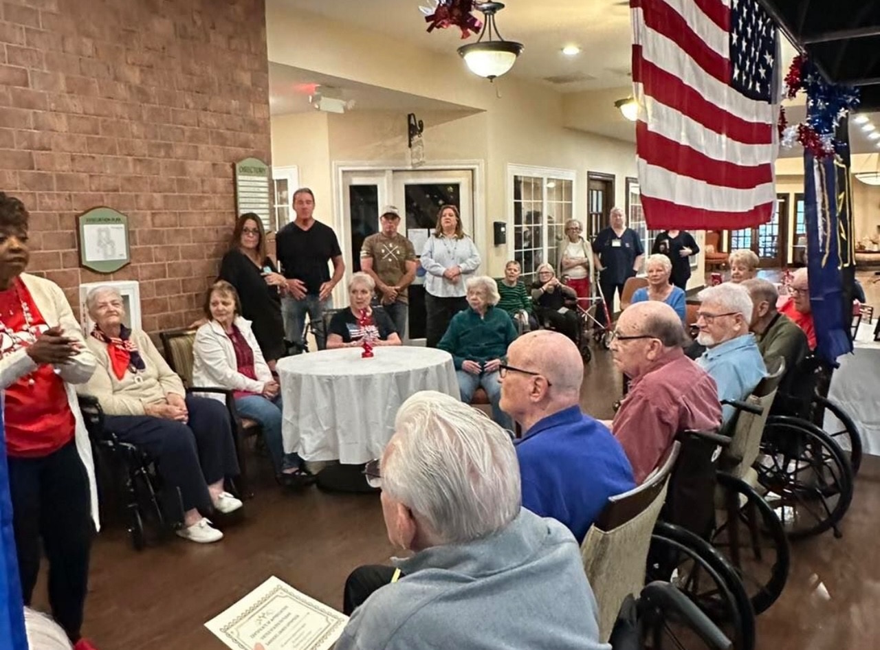 Reliant at Home Area Advisors honoring Veterans.