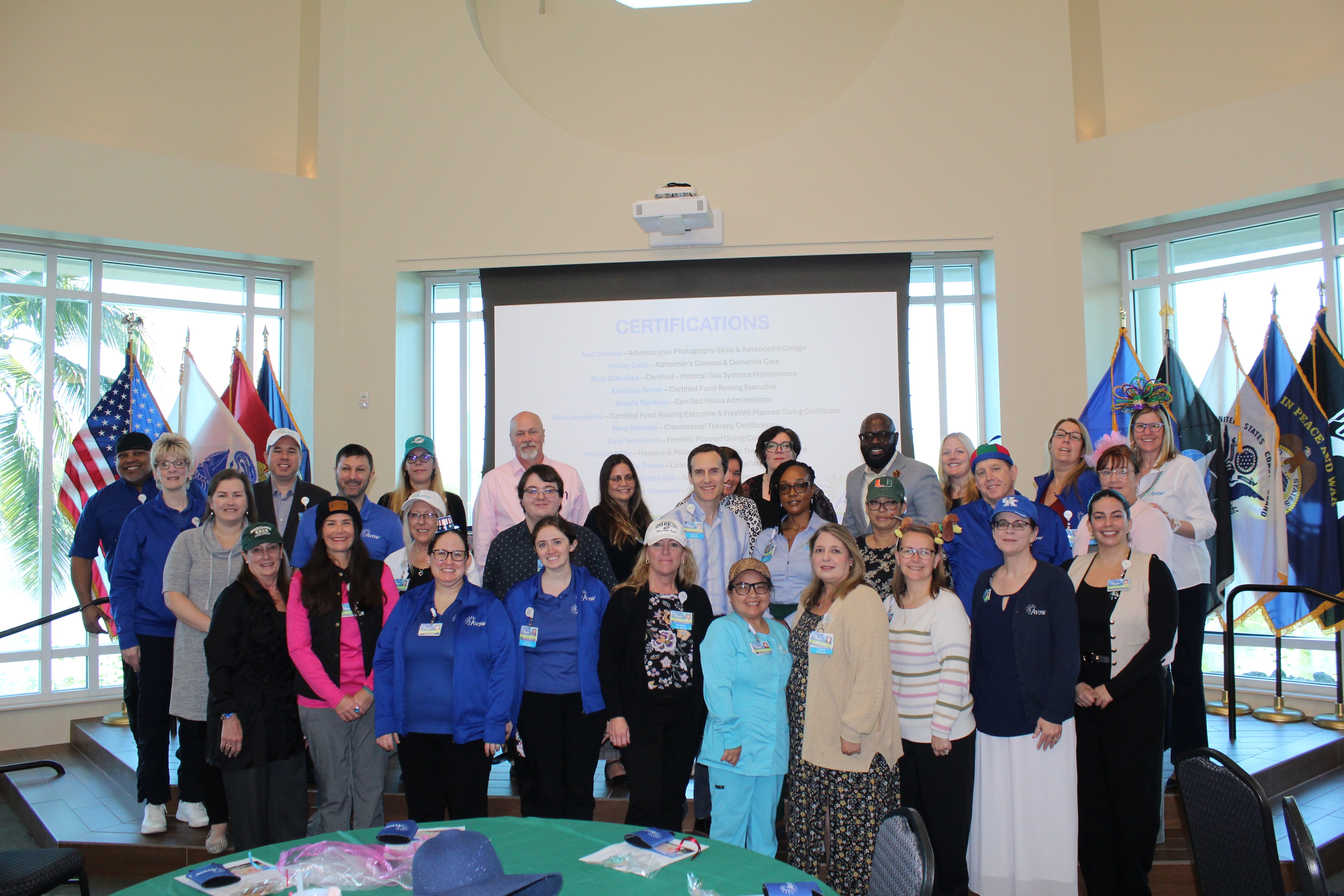 Recognizing our employees who received certifications
