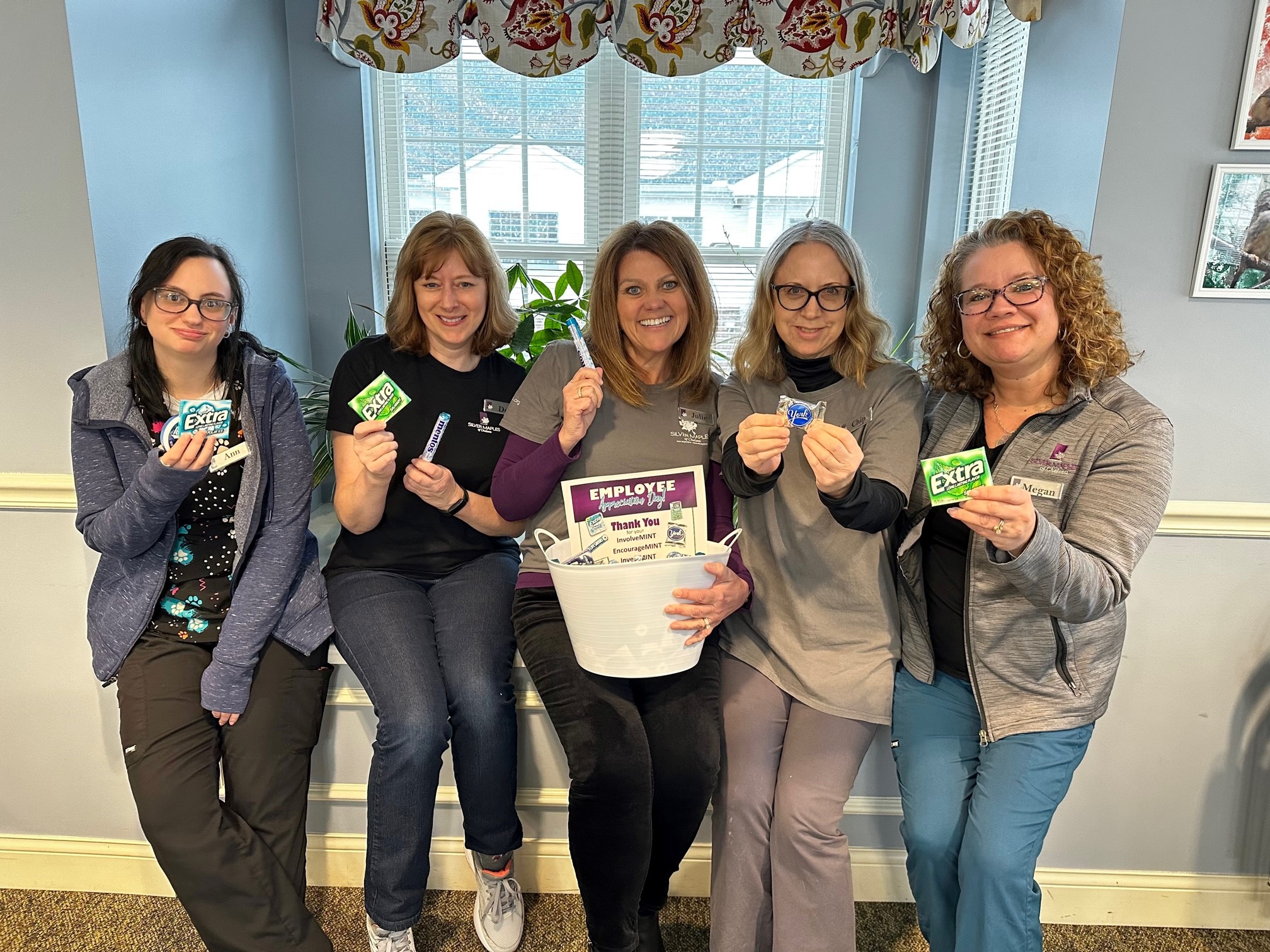Recognizing staff "CommitMINT" during National Employee Appreciation Day!
