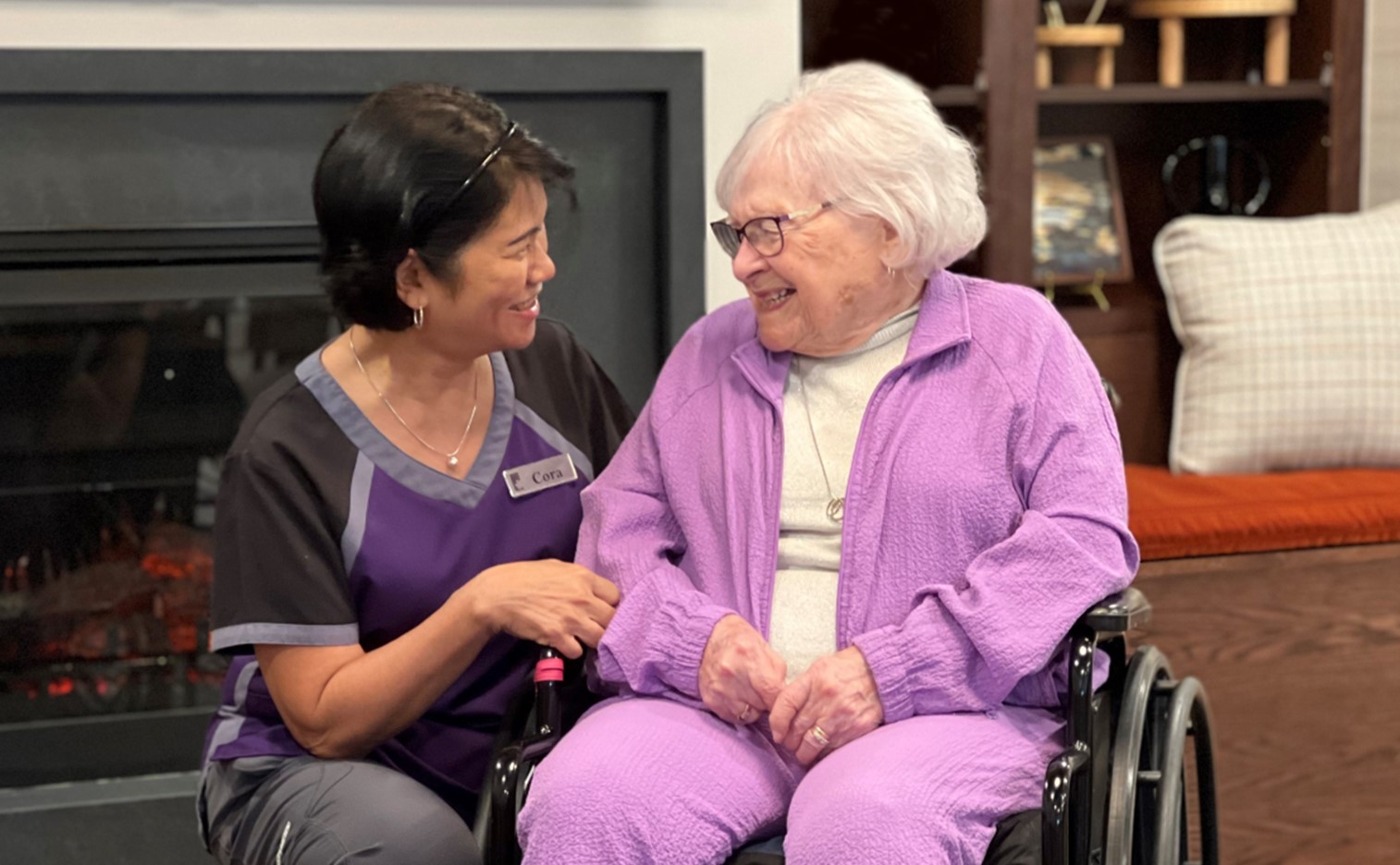 Our Resident Care Associates not only care for our resident's physical needs but cherish meaningful relationships.