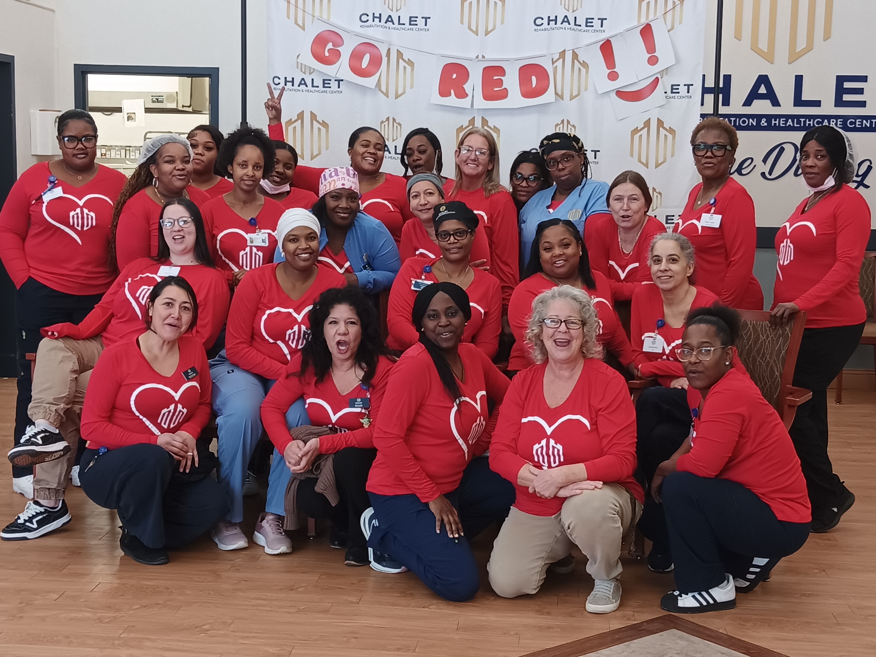 We support healthy hearts with GO RED! 