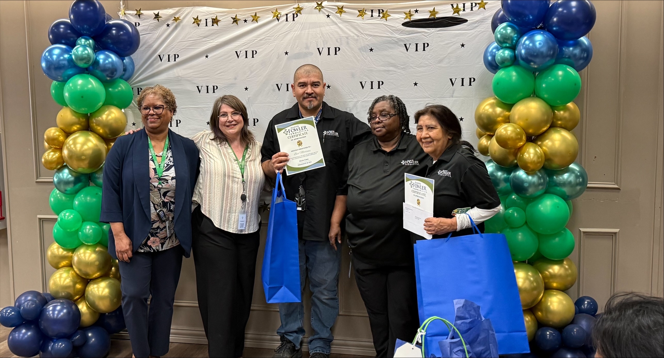 Years of Service awards party