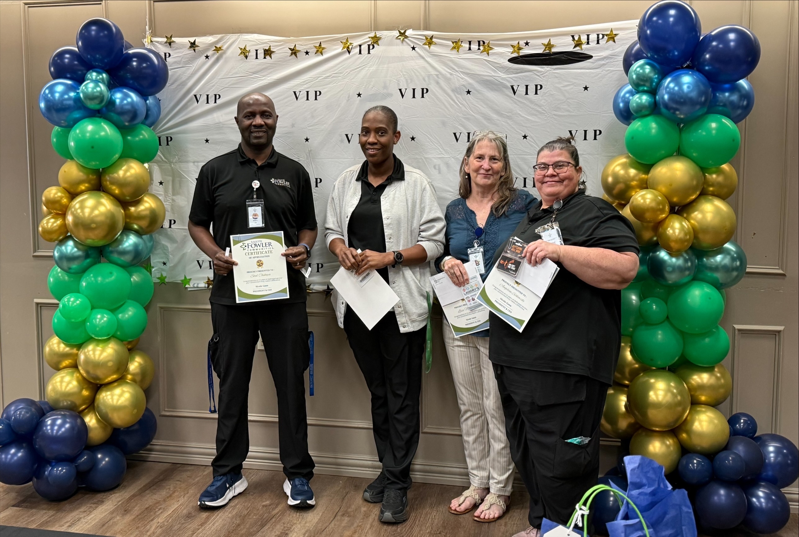 Years of Service awards party