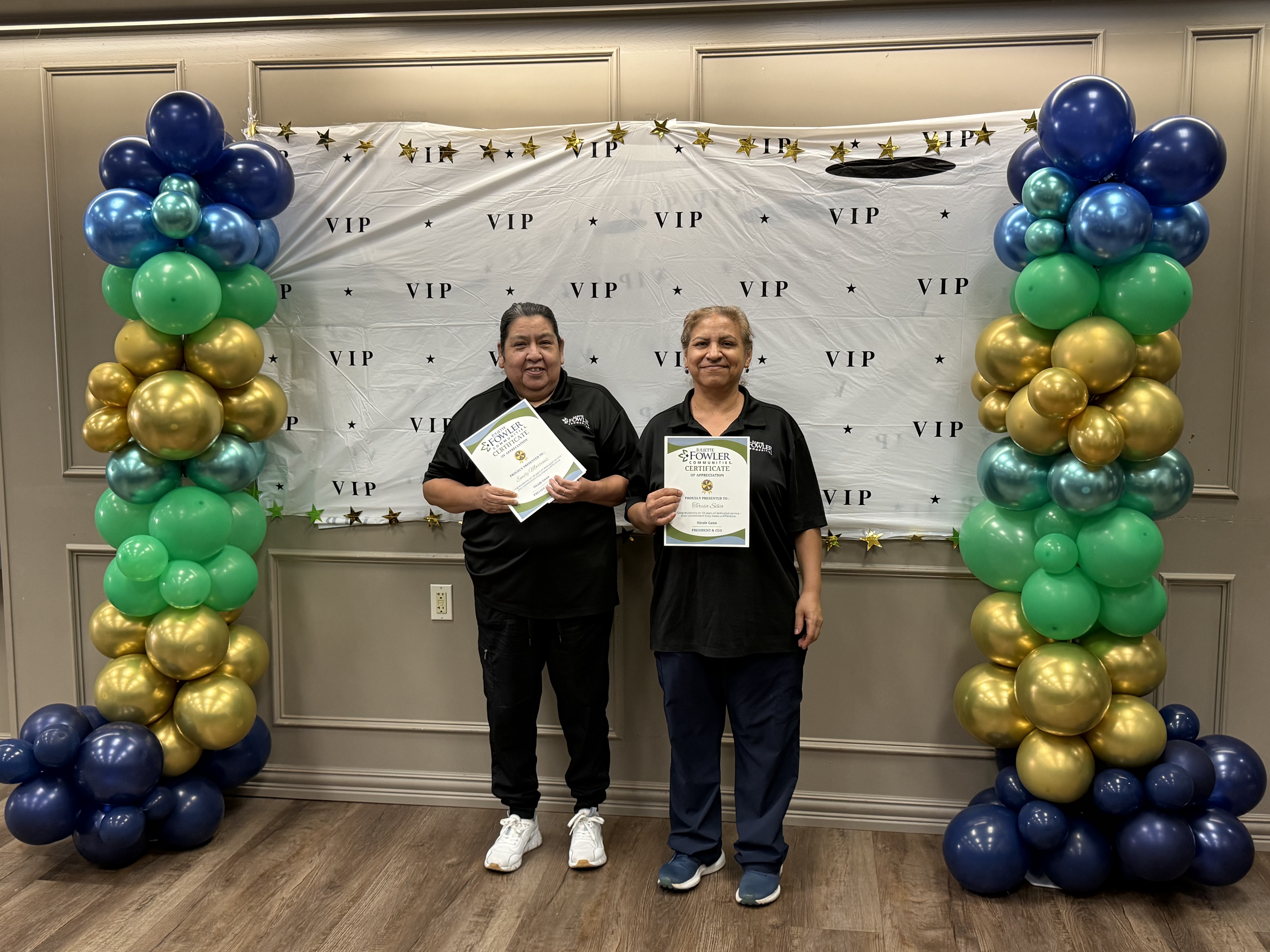 Years of Service awards party